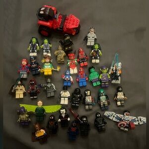 Superhero mini figures